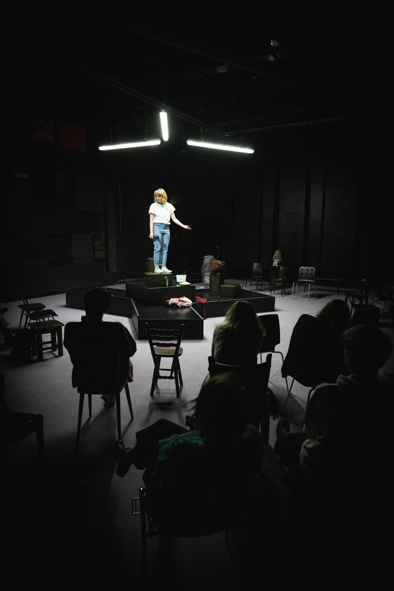 Marlene Hauser, in „Die Party" von Lukas Michelitsch, Foto: Lex Karelly